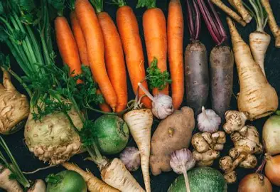 Winter root vegetables